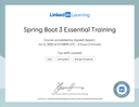 Spring Boot 3 Essential Training badge